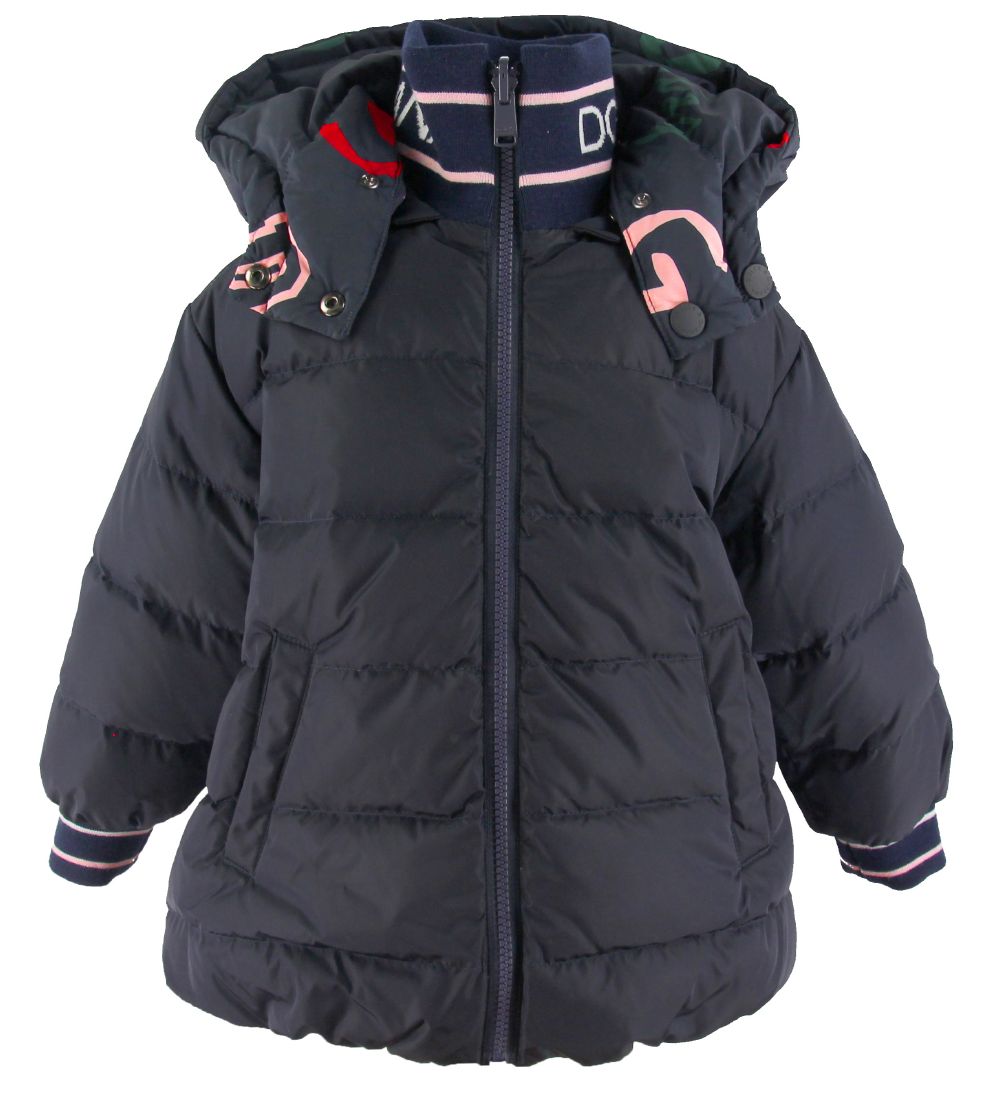 Dolce & Gabbana Down Jacket - Reversible - Navy w. Letters