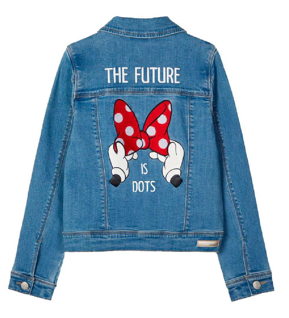 Name It x Disney Jacket - NkfMinnie - Medium Blue Denim