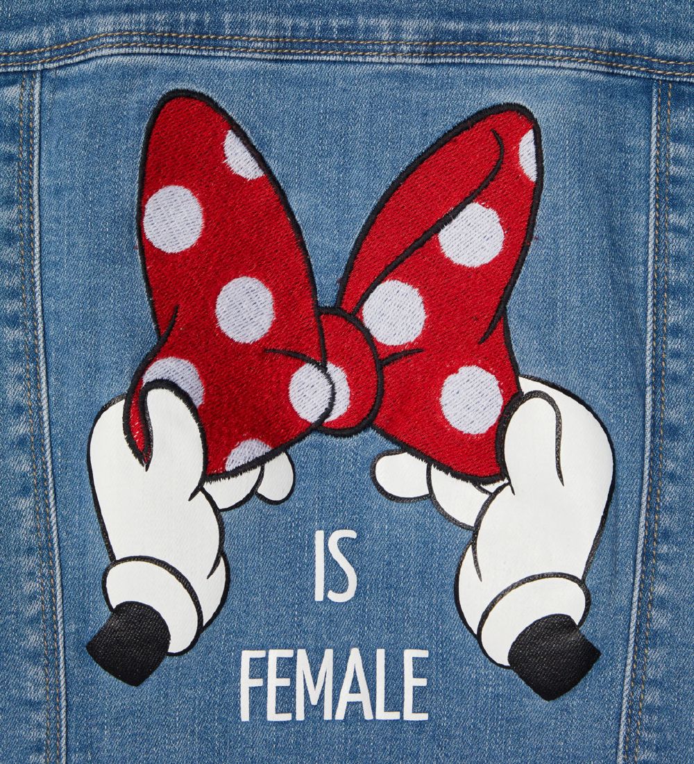 Name It x Disney Jacket - NkfMinnie - Medium Blue Denim