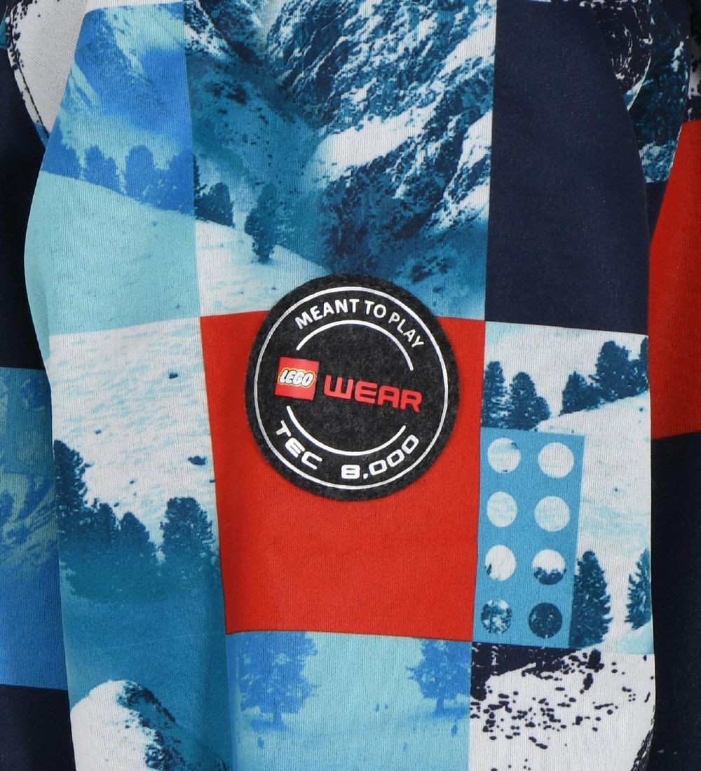 LEGO® Wear Softshell Jacket - LWSinclair - Blue/Red Check