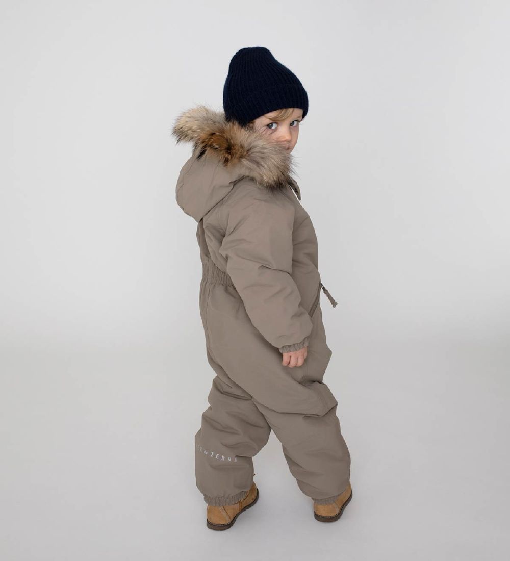 Ver de Terre Snowsuit w. Fur - Caramel
