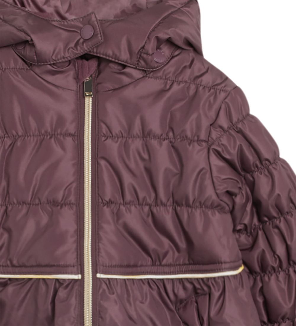 Hust and Claire Padded Jacket - Odine - Plum Wine