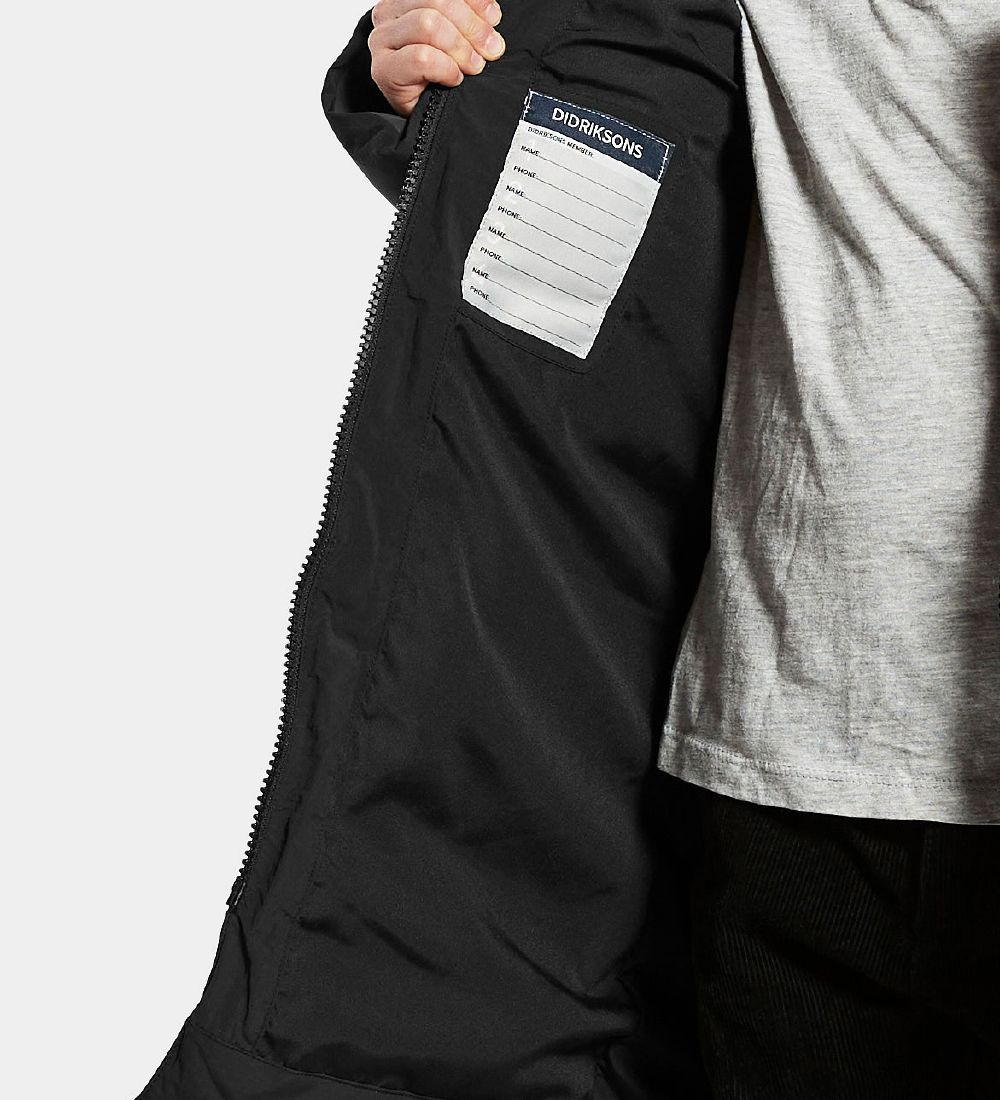Didriksons Paddet Jacket - Machi - Black