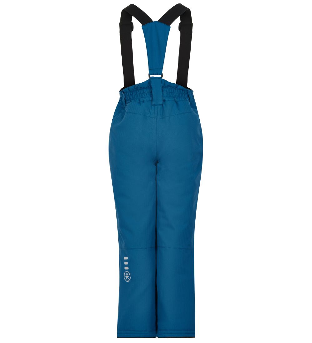 Color Kids Ski Pants w. Suspenders - Dark Blue