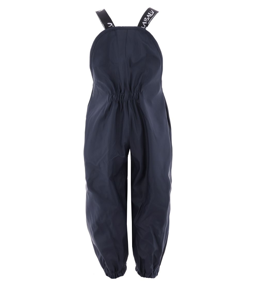 Hulabalu Rainwear w. Suspenders/Fleece - PU - Pixy - Marine