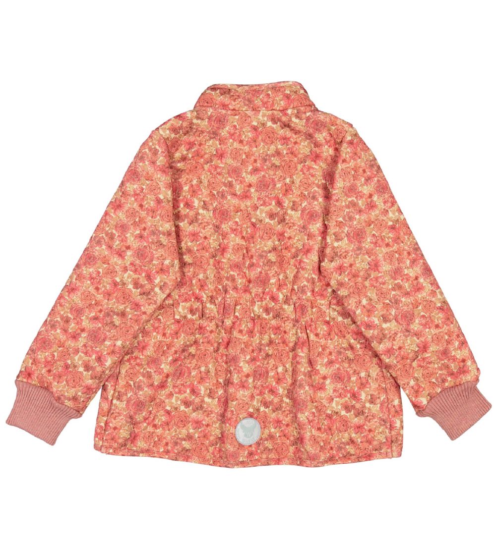 Wheat Thermo Jacket - Thilde - Sandstone Flowers