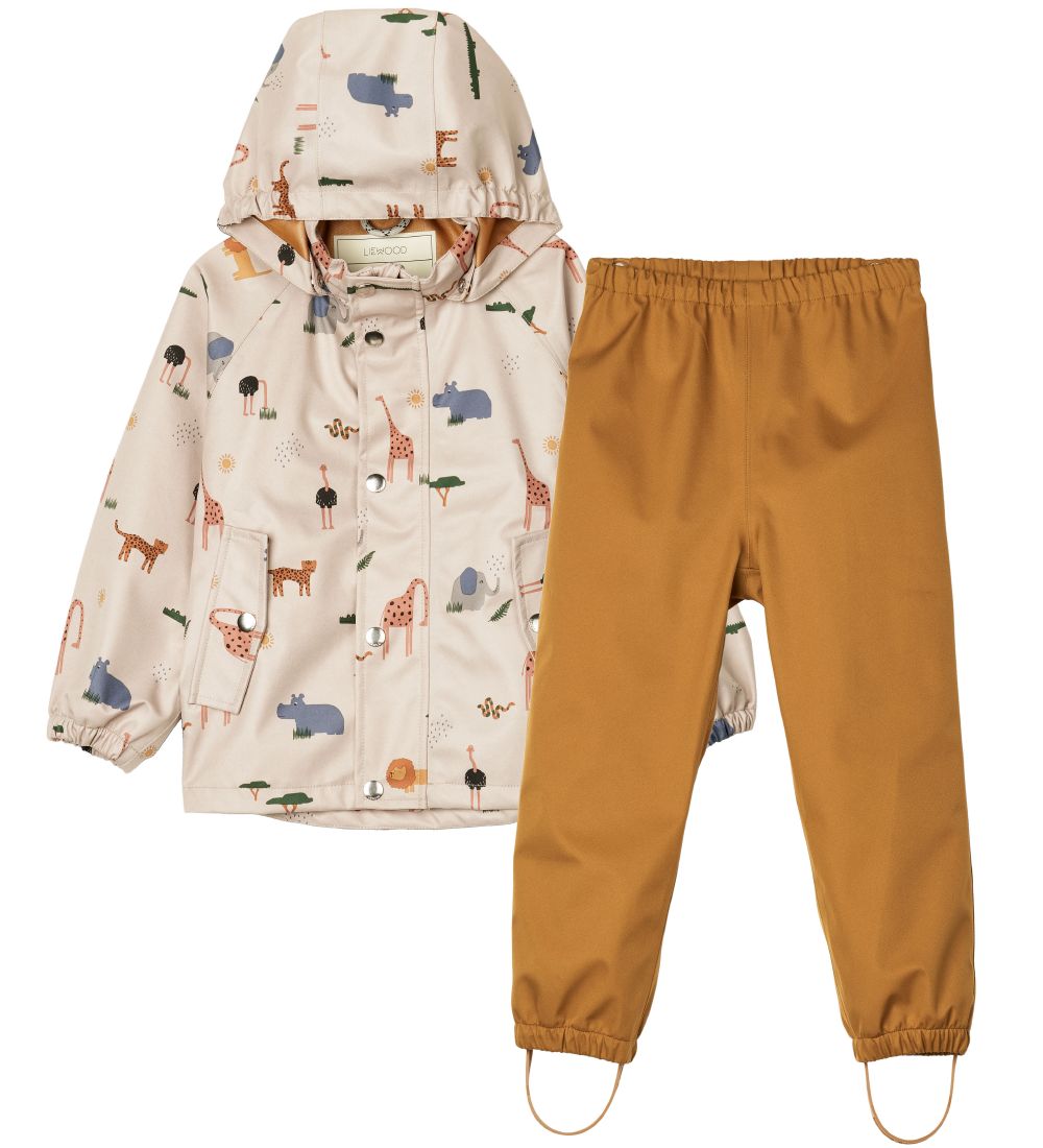 Liewood Softshell Set - Parker - Safari Sandy Mix