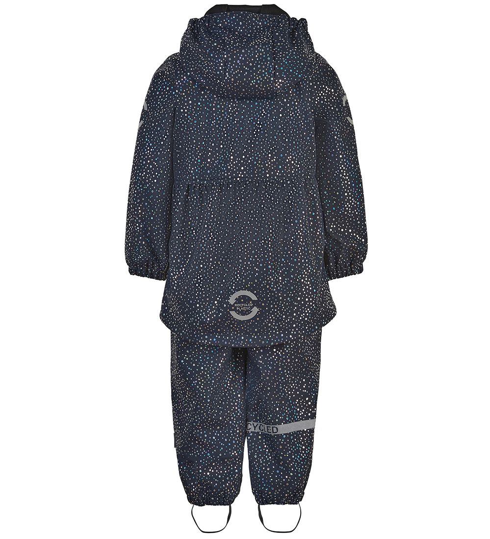 Mikk-Line Regenkleidung m. Träger - Recycelter Glitter - PU -