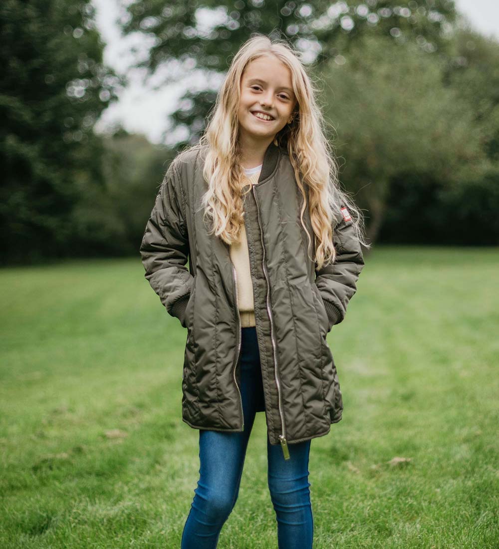 Ticket To Heaven Paddet Jacket - Jettie - Dusty Olive