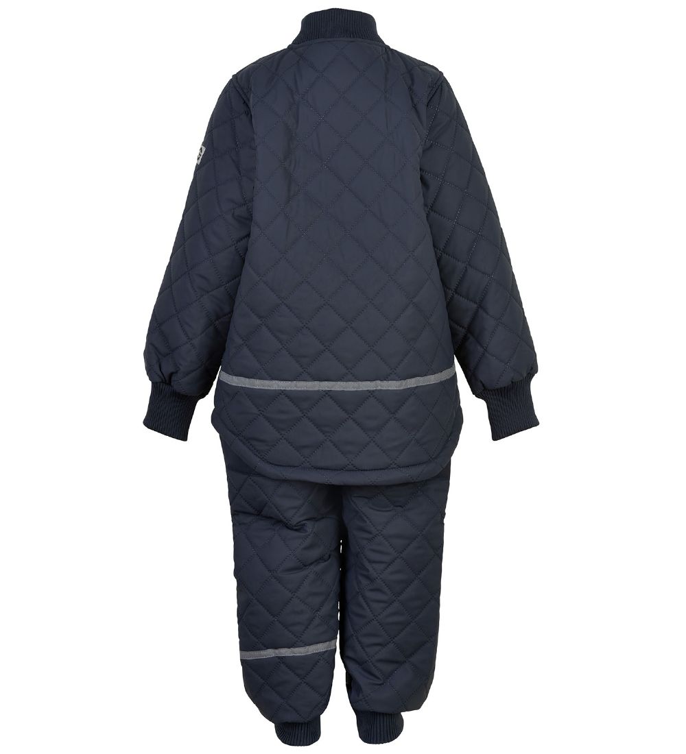 Mikk-Line Thermo Set with Fleece - Blue Nights
