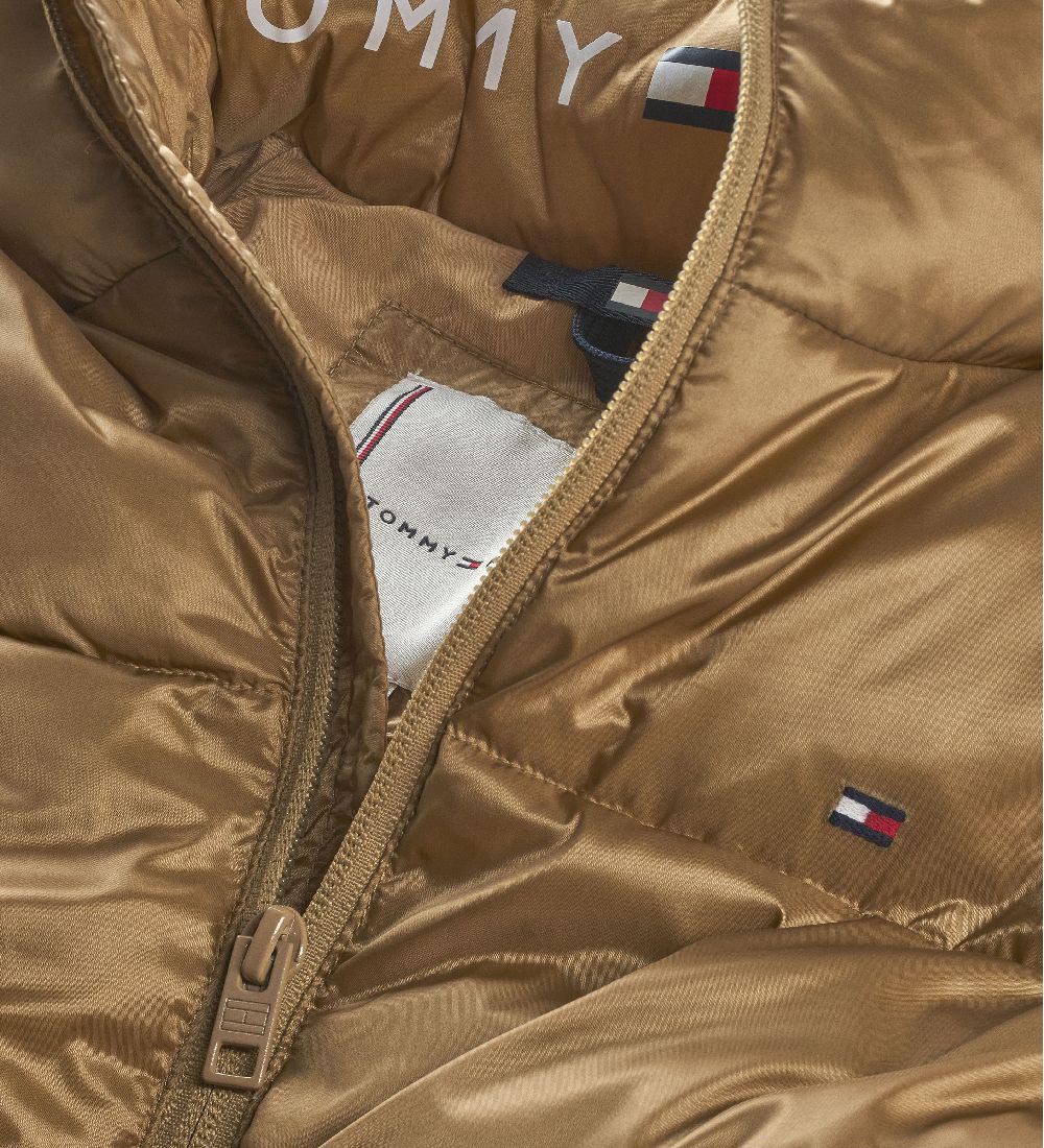 Tommy Hilfiger Steppweste - Shiny Pouf - Classic Khaki