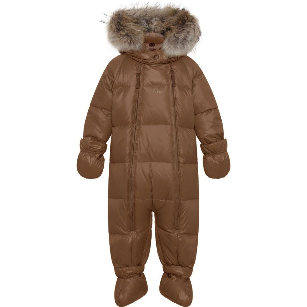 Ver de Terre Snowsuit w. Fur - Down - Brownie