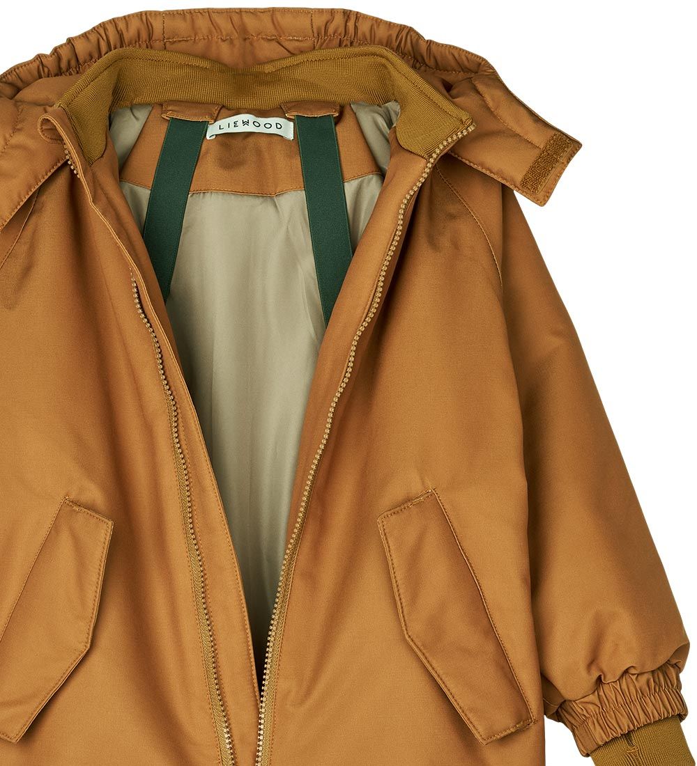 Liewood Snowsuit - Snow - Golden Caramel