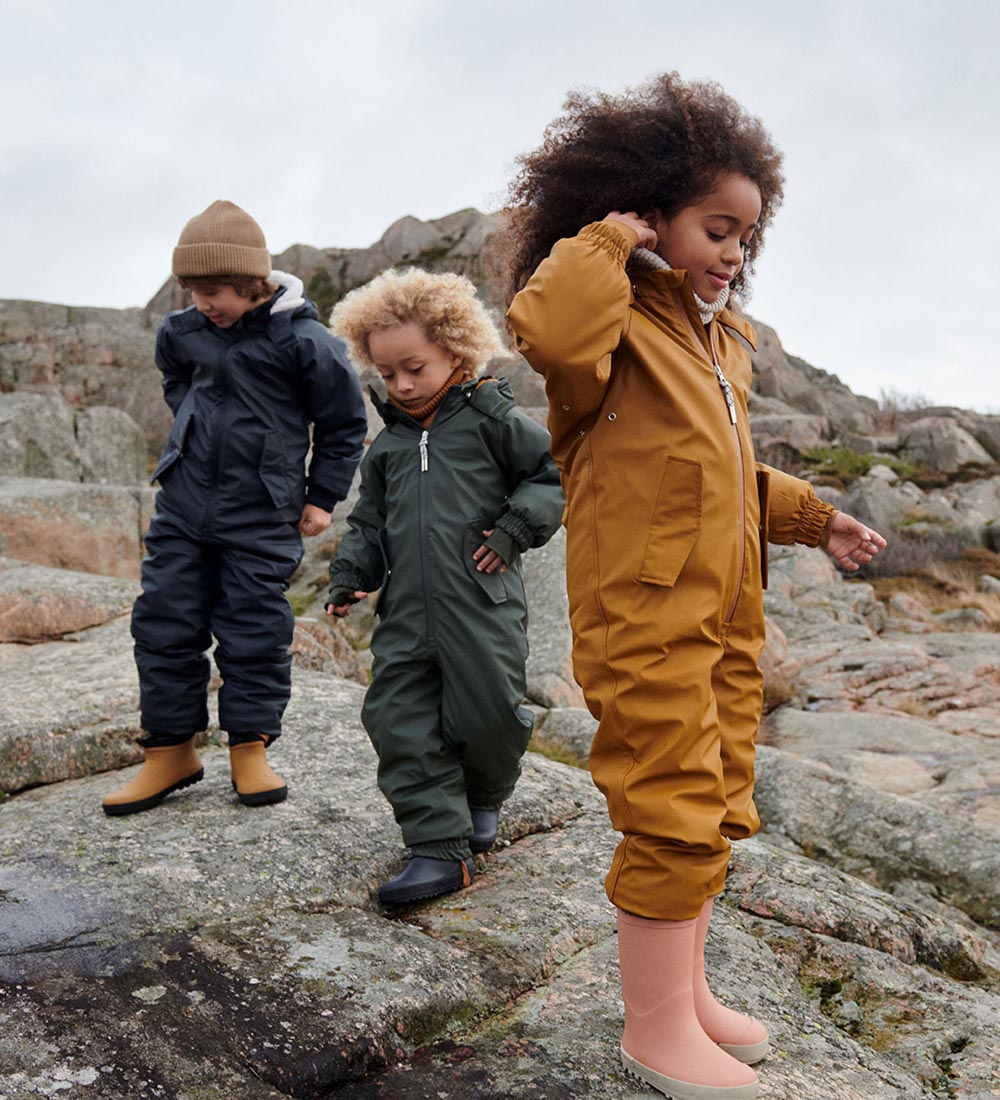 Liewood Snowsuit - Snow - Golden Caramel