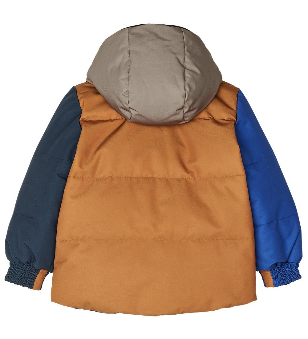 Liewood Down Jacket - Paloma - Reversible - Colour Block/Surf Bl