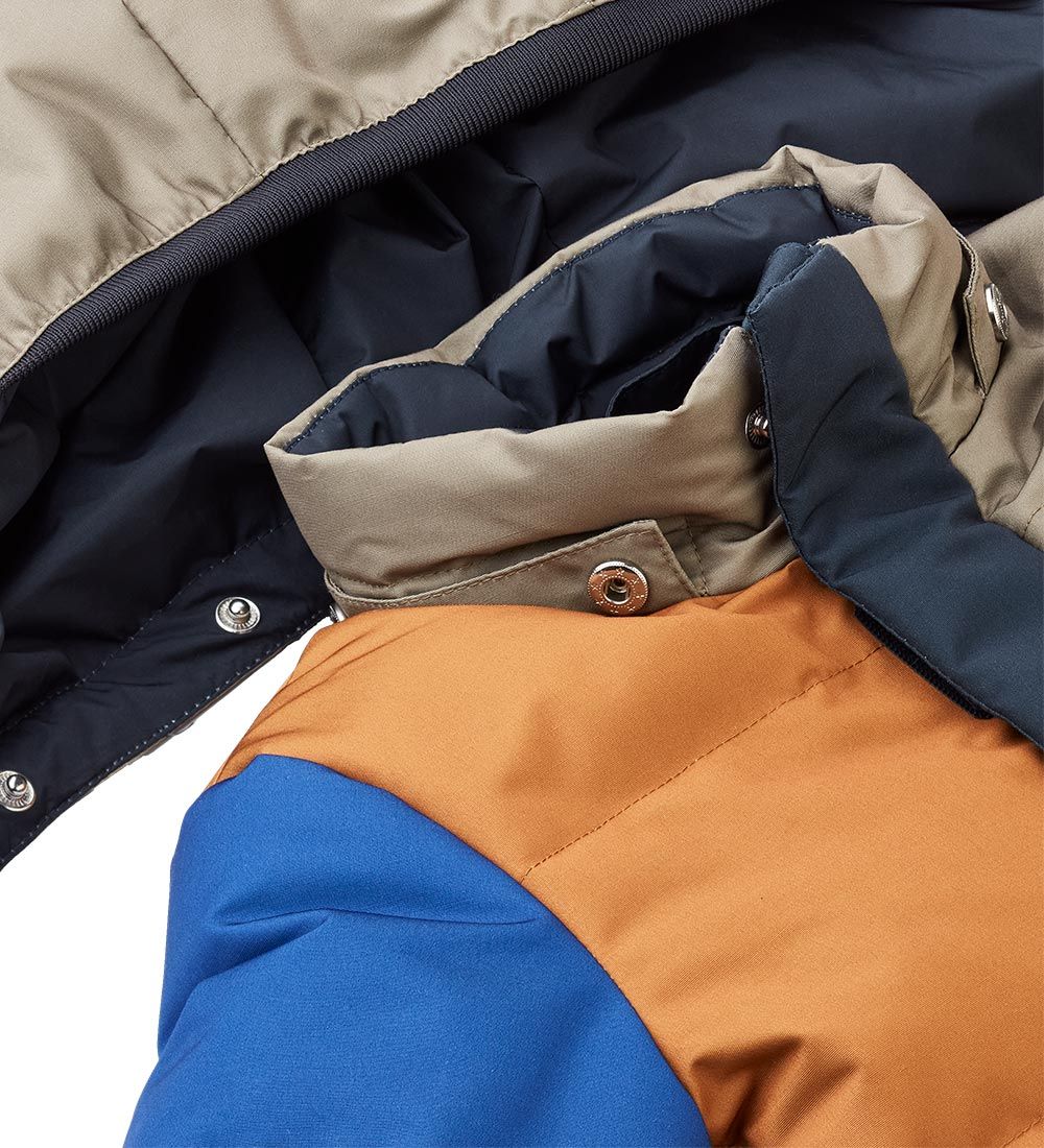 Liewood Down Jacket - Paloma - Reversible - Colour Block/Surf Bl