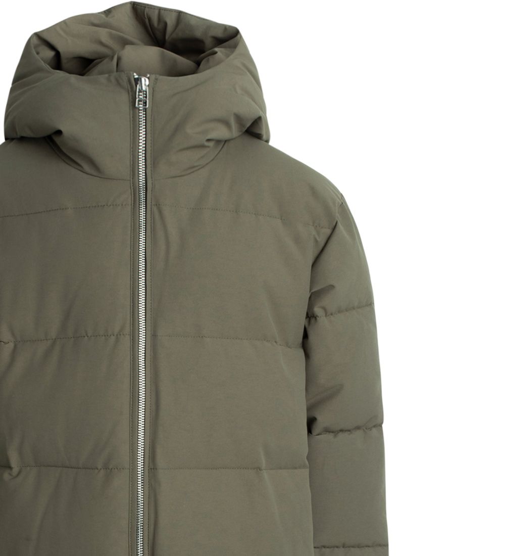 Grunt Down Coat - Paddet Jacket - Dust Green