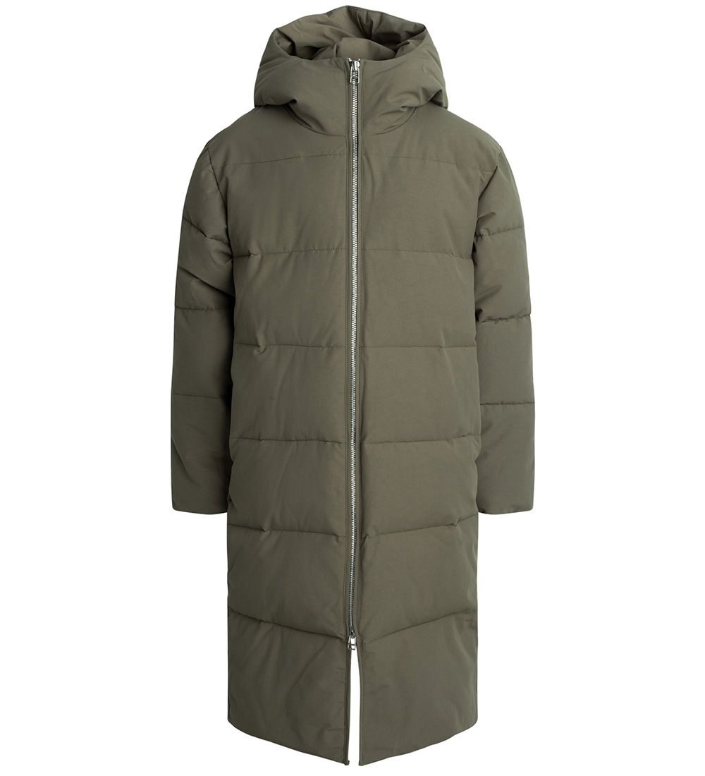 Grunt Down Coat - Paddet Jacket - Dust Green
