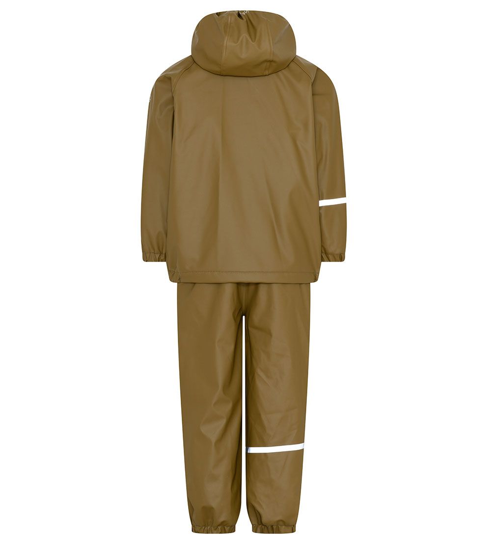 CeLaVi Rainwear w. Suspenders/Fleece - PU - Nutria