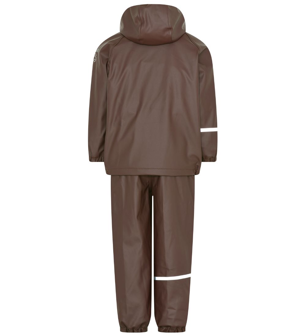 CeLaVi Rainwear w. Suspenders/Fleece - PU - Java