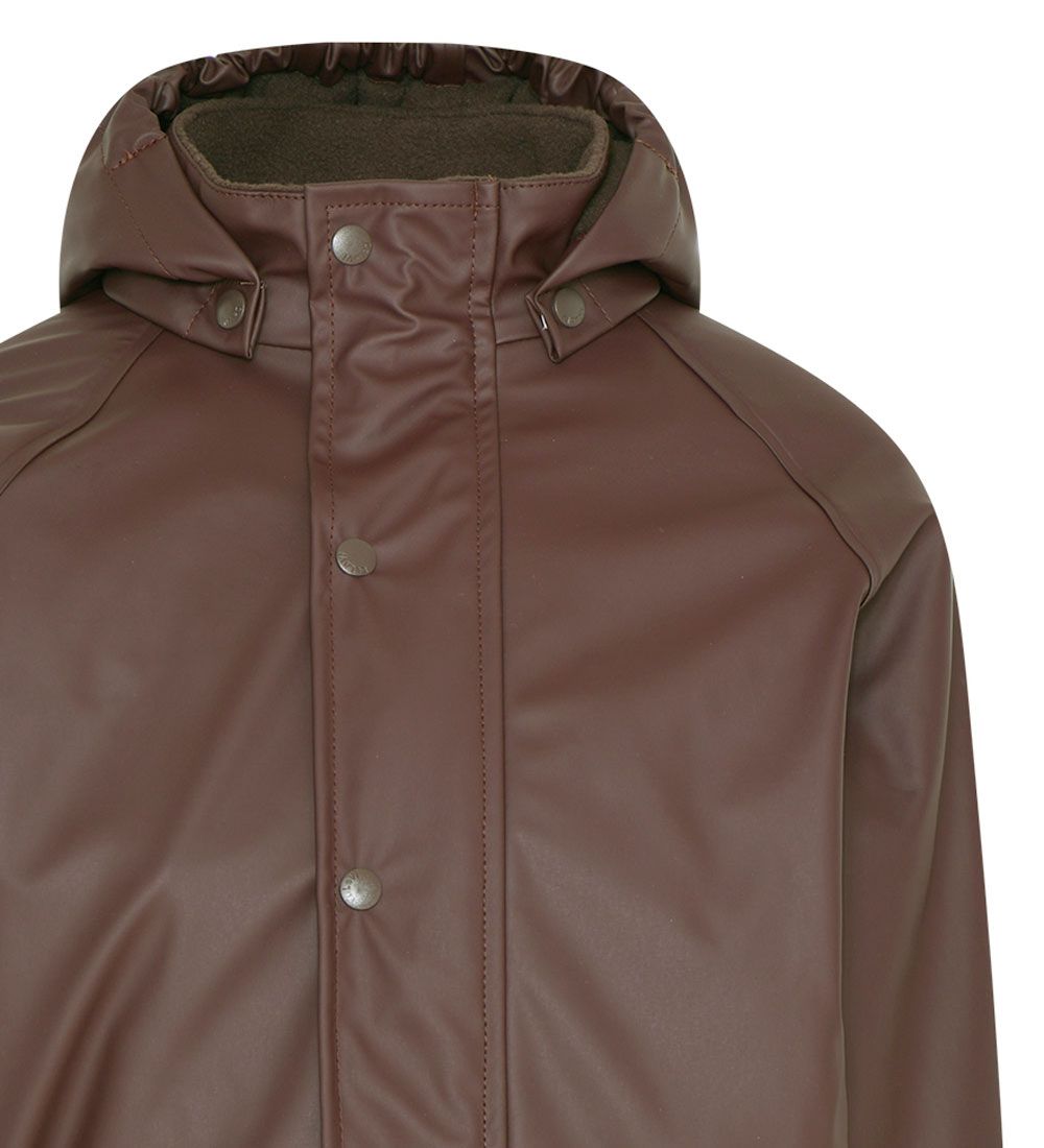 CeLaVi Rainwear w. Suspenders/Fleece - PU - Java