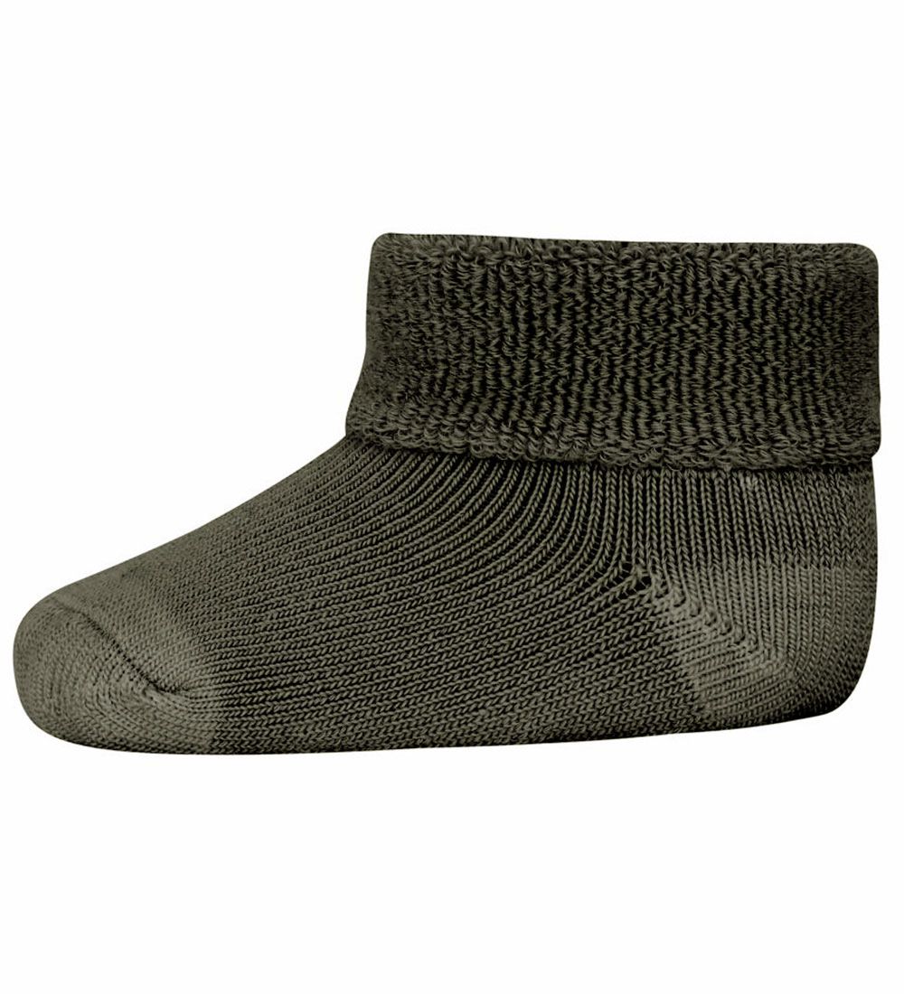 MP Baby Socks - Wool/Cotton - Dusty Ivy
