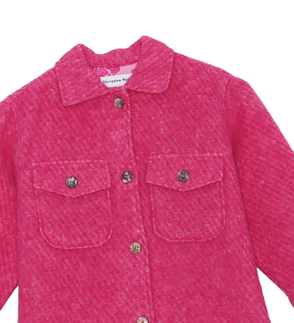 Christina Rohde Jacket - Wool - Pink