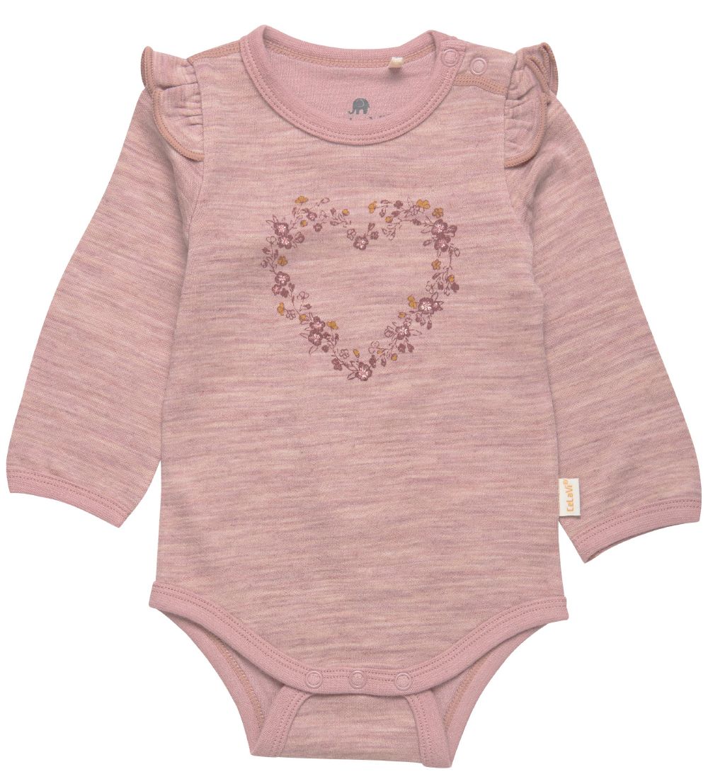 CeLaVi Romper l/s - Deauville Mauve m. Bloemen