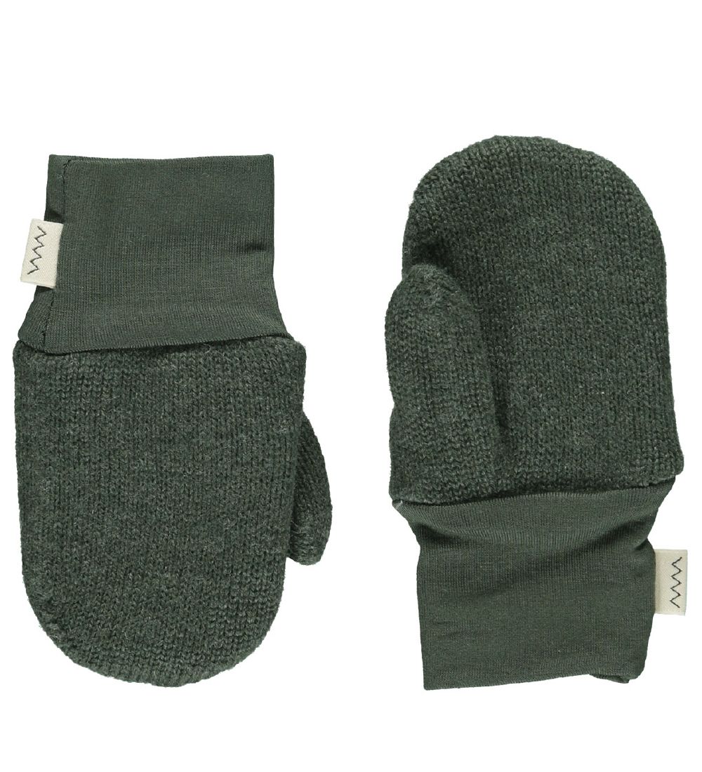 MarMar Mittens - Wool/Cotton - Alvilda - Hunter