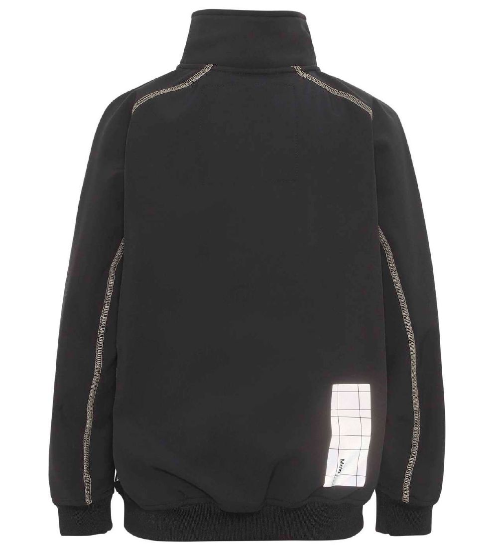 Molo Softshelljacka m. Fleece - Cloudy - Svart