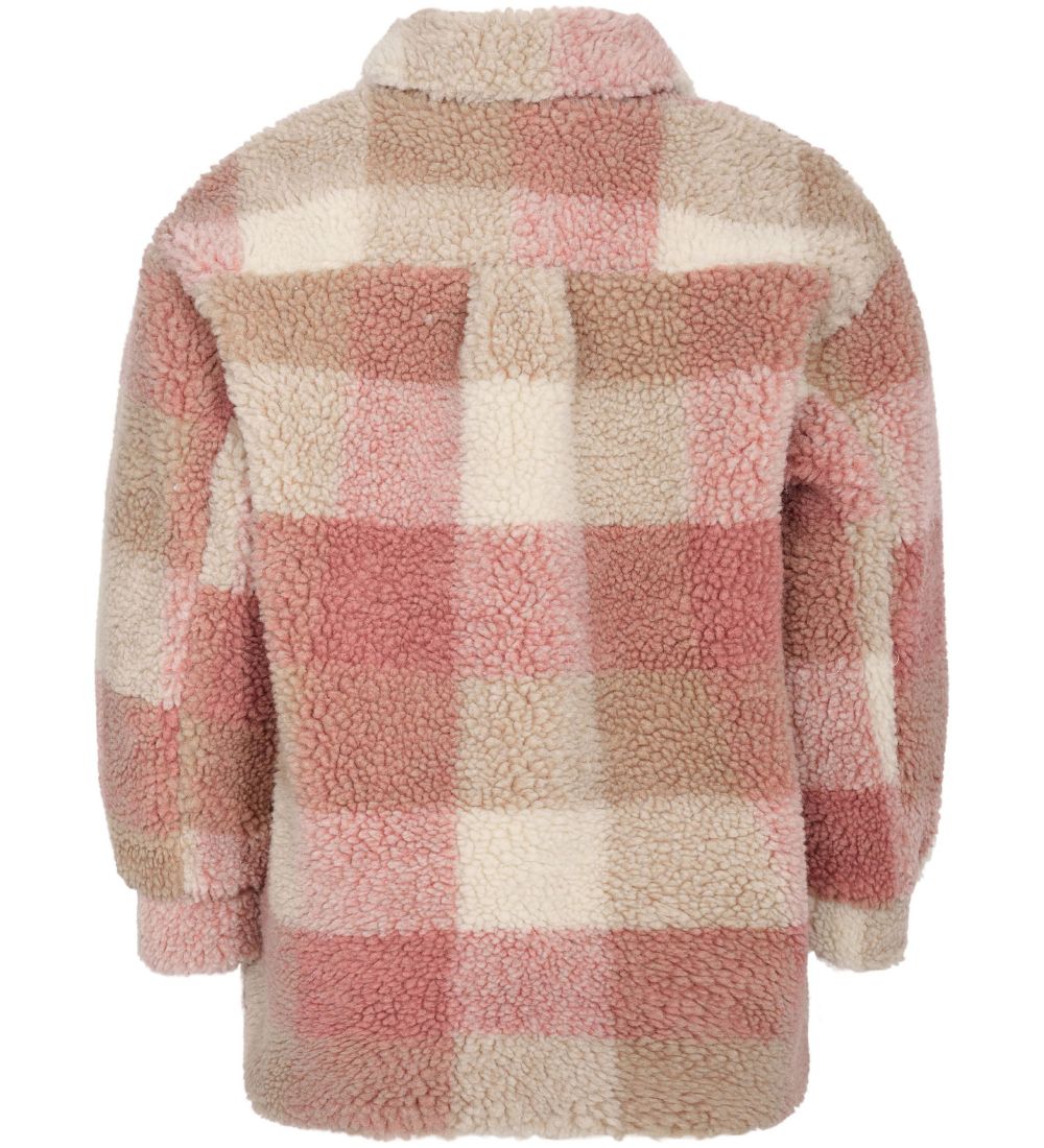 Petit by Sofie Schnoor Fleece Jacket - Camel w. Checs