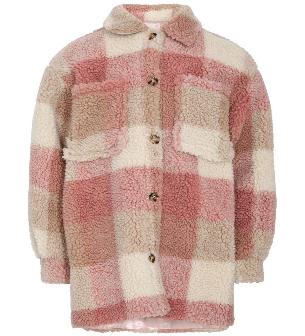 Petit by Sofie Schnoor Fleece Jacket - Camel w. Checs