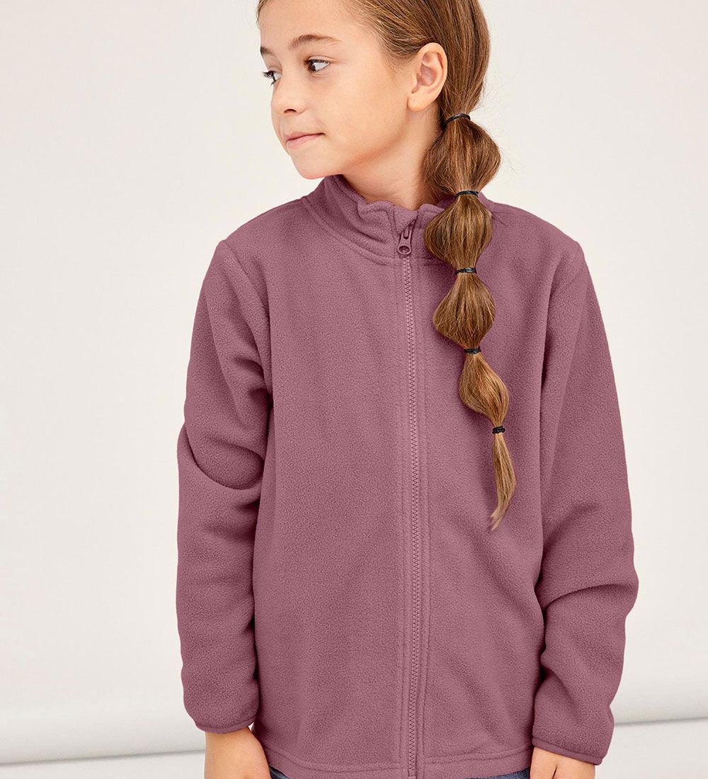 Name It Fleece Jacket - NknSpektra - Wistful Mauve