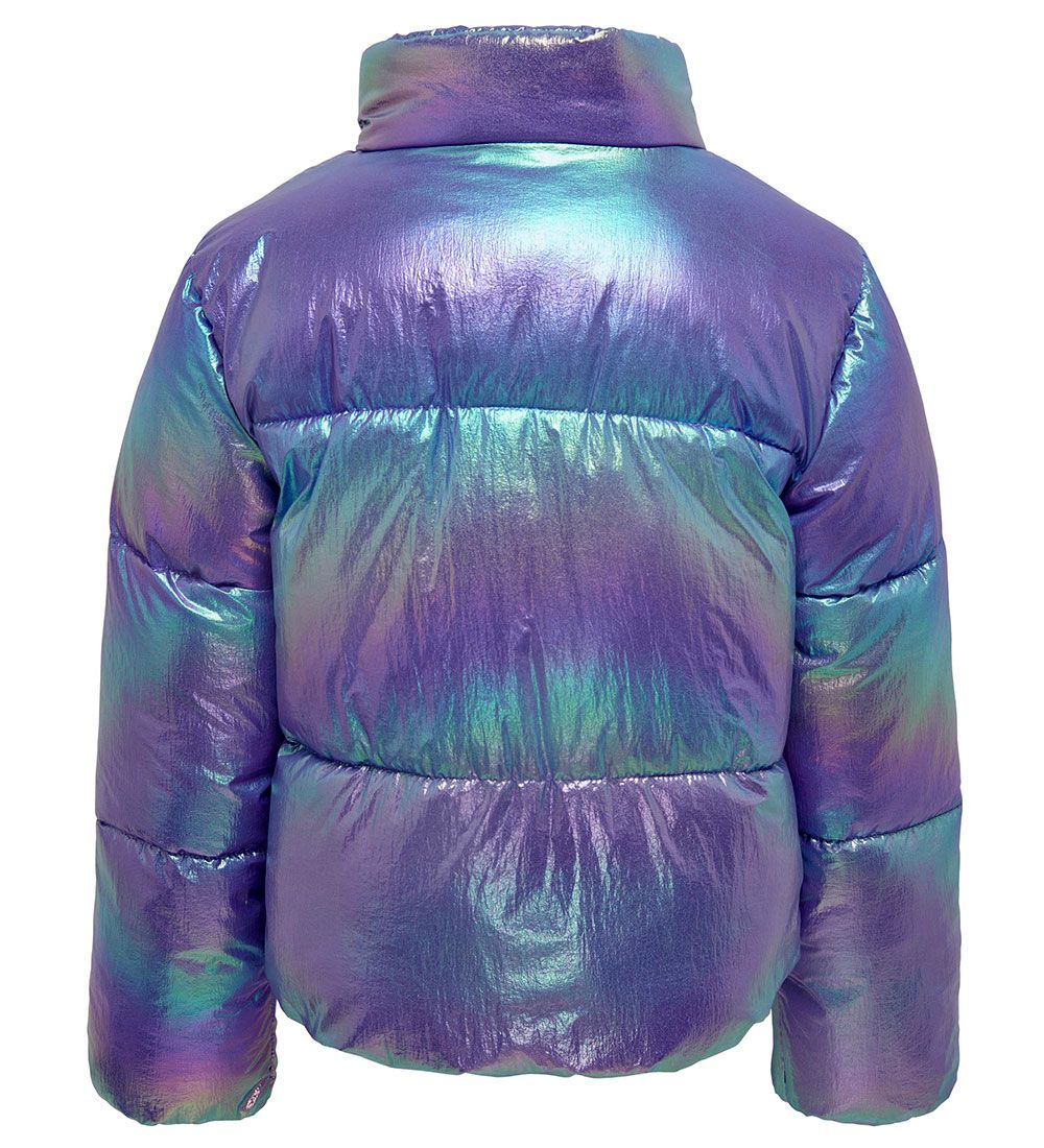 Kids Only Padded Jacket - KogCeline - Purple Opulence/Metallic