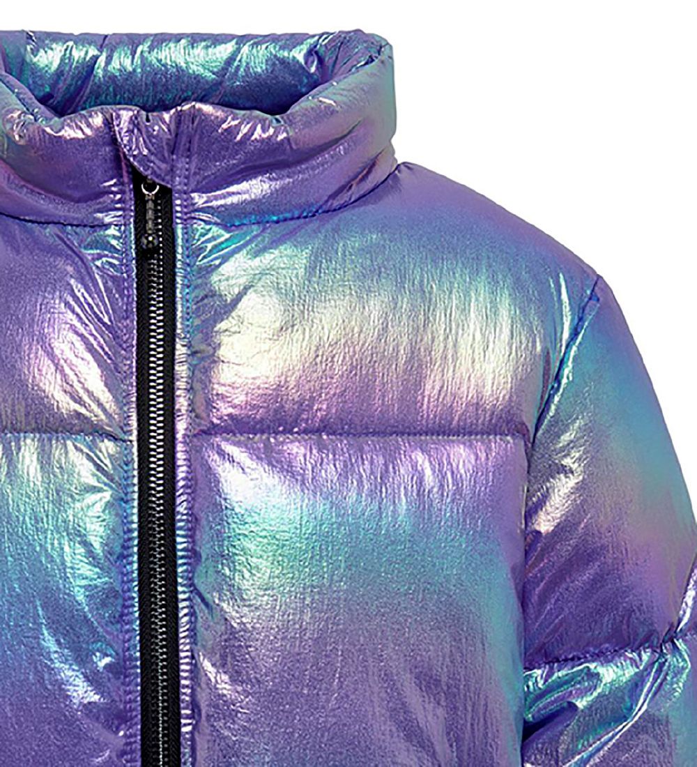 Kids Only Padded Jacket - KogCeline - Purple Opulence/Metallic