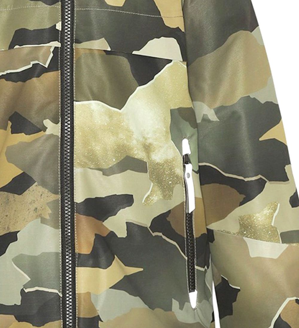 Molo Winter Coat - Castor Fur - Autumn Camo