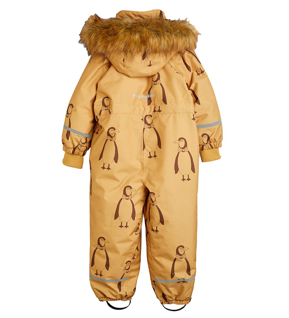 Mini Rodini Snowsuit - Penguin - Beige