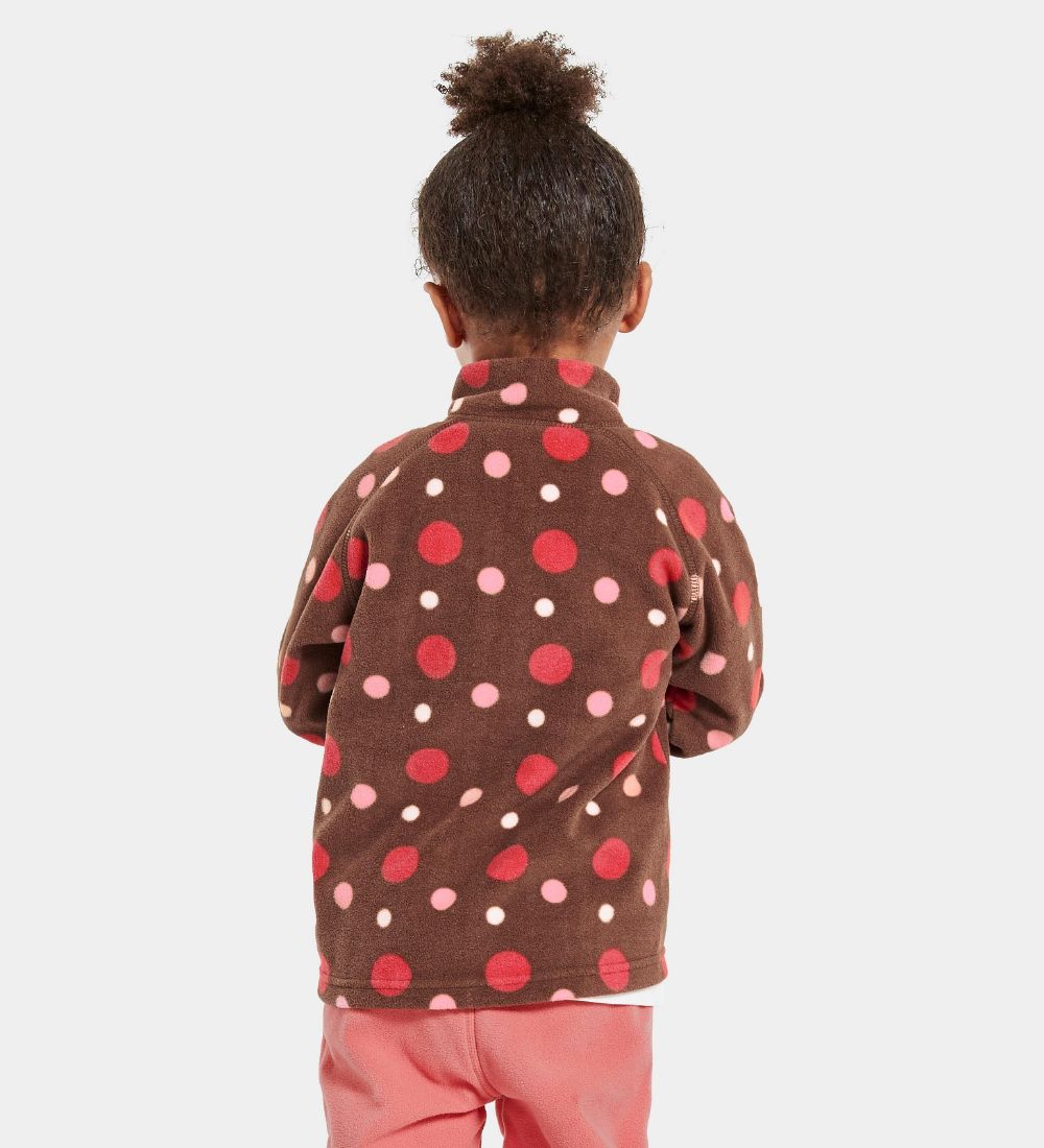 Didriksons Fleece Jacket - Monte - Brown w. Dots
