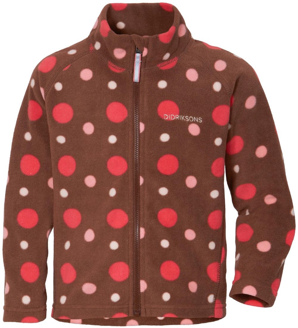 Didriksons Fleece Jacket - Monte - Brown w. Dots
