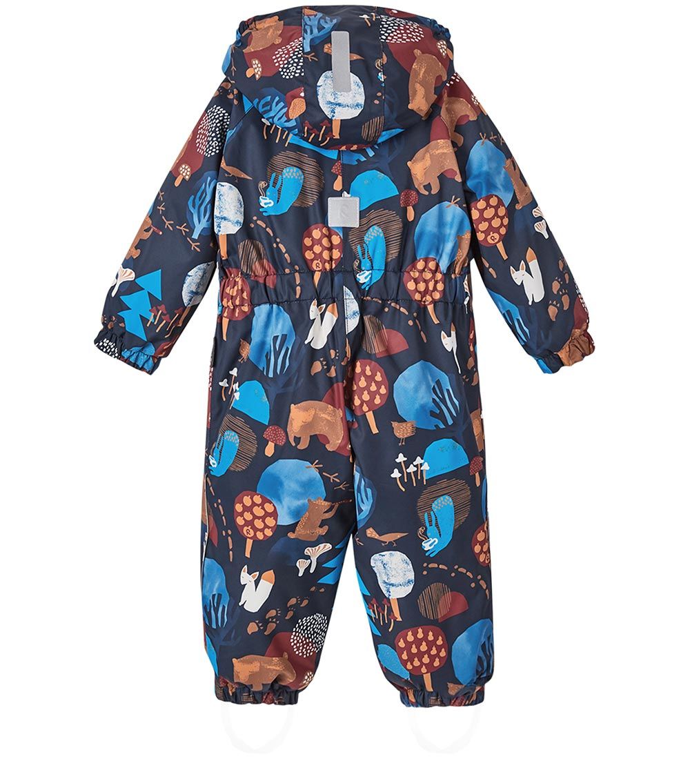 Reima Snowsuit - Puhuri - Navy w. Print