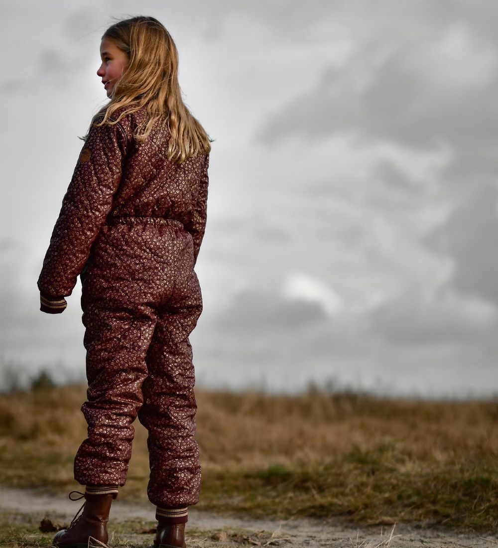 Mikk-Line Thermo Suit w. Fleece - Duvet - Coated - Decadent Choc