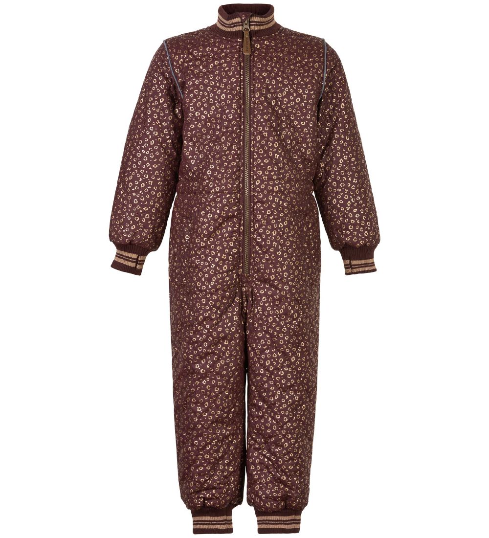 Mikk-Line Thermo Suit w. Fleece - Duvet - Coated - Decadent Choc