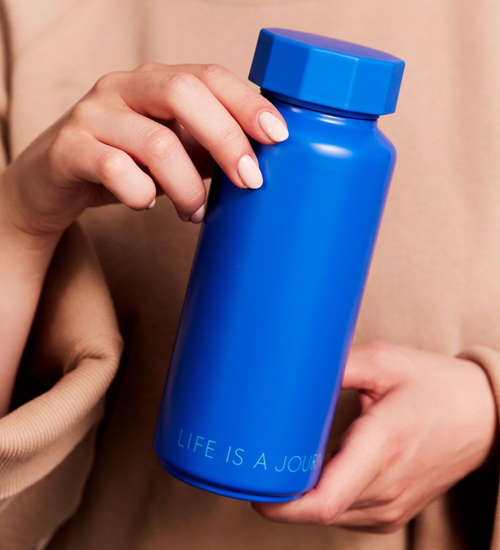 Design Letters Thermo Bottle - 500 mL - Blue