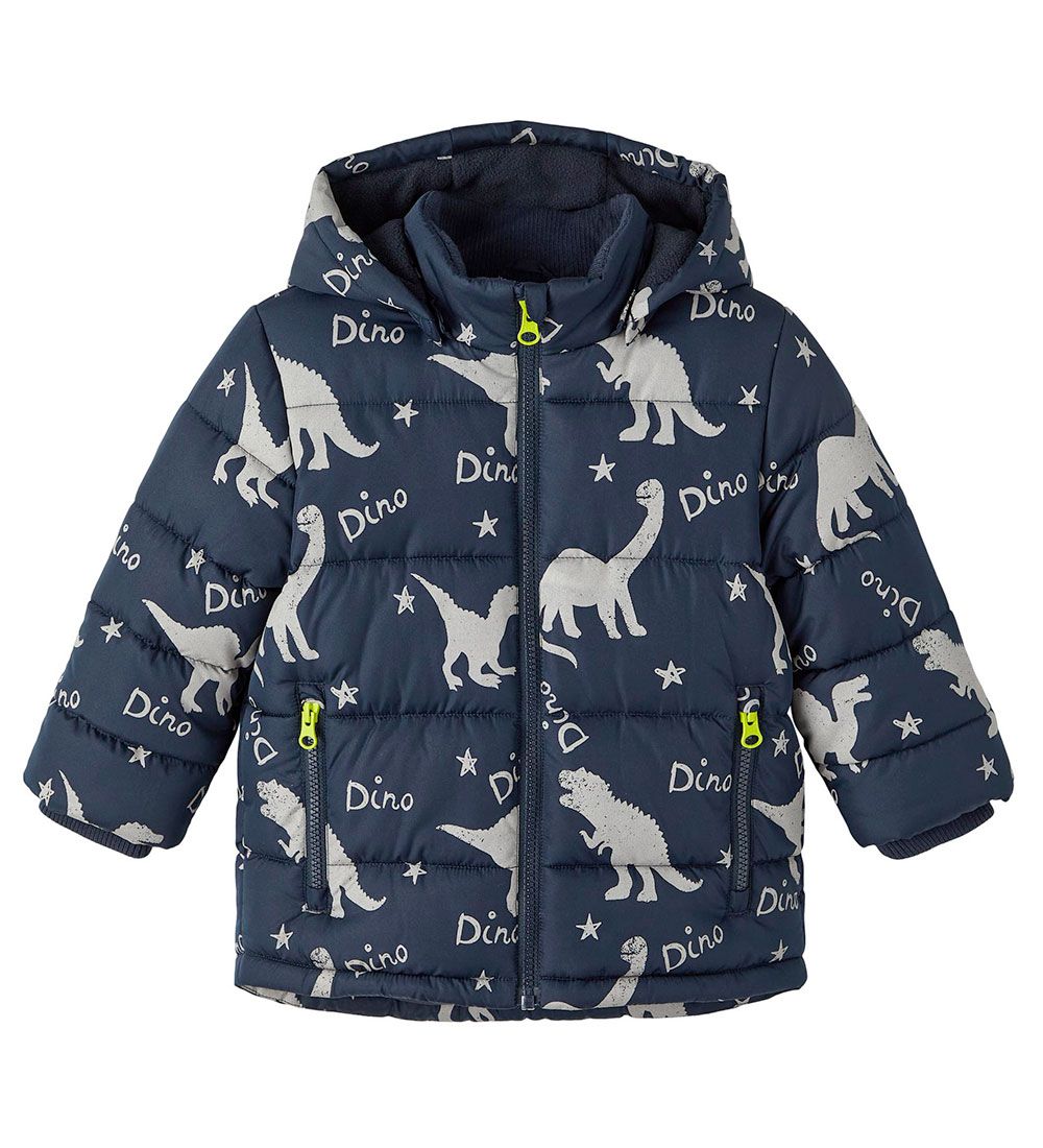 Name It Duvet jacket - Padded Jacket - Dark Sapphire/Dino w. Ref