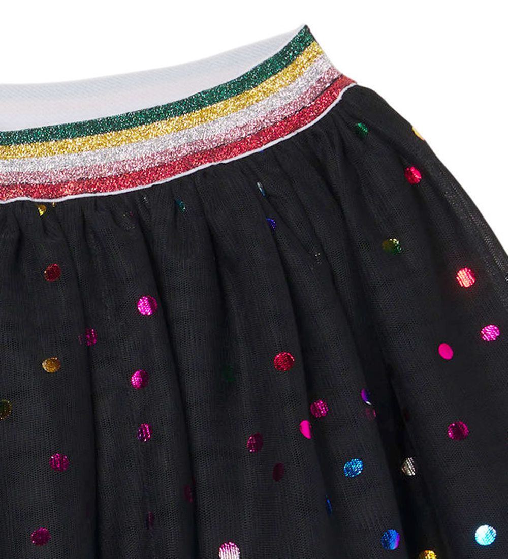 Stella McCartney Kids Tulle Skirt - Black w. Sequins
