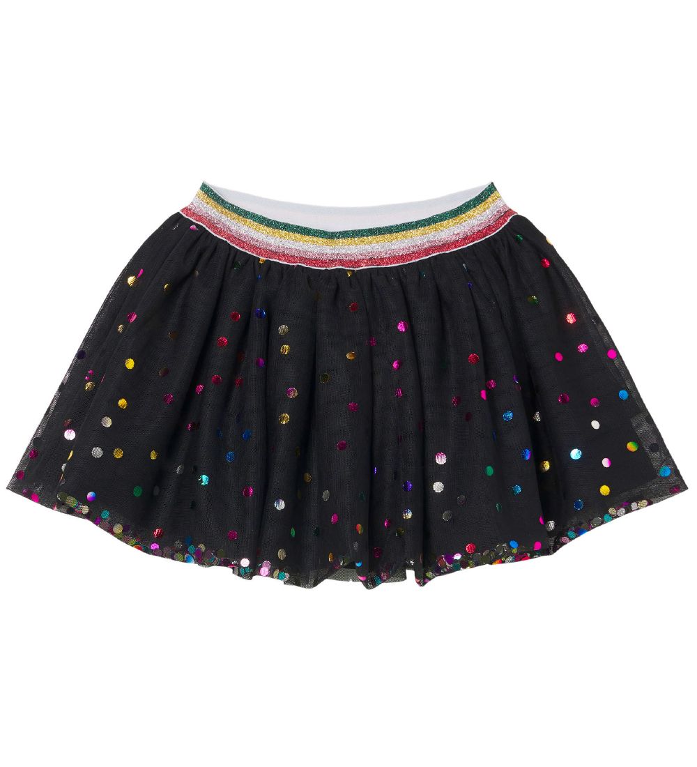 Stella McCartney Kids Tulle Skirt - Black w. Sequins