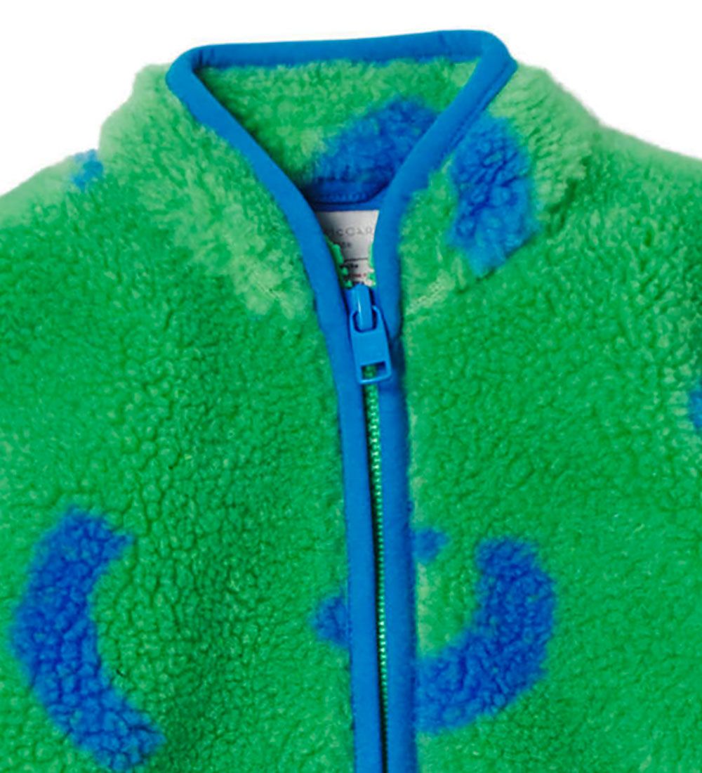 Veste polaire Stella McCartney Kids - Bleu/Vert av. Smiley