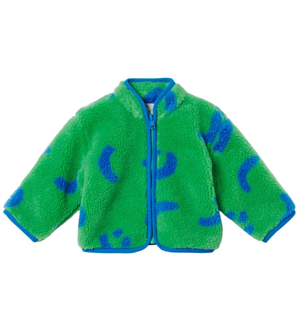 Veste polaire Stella McCartney Kids - Bleu/Vert av. Smiley