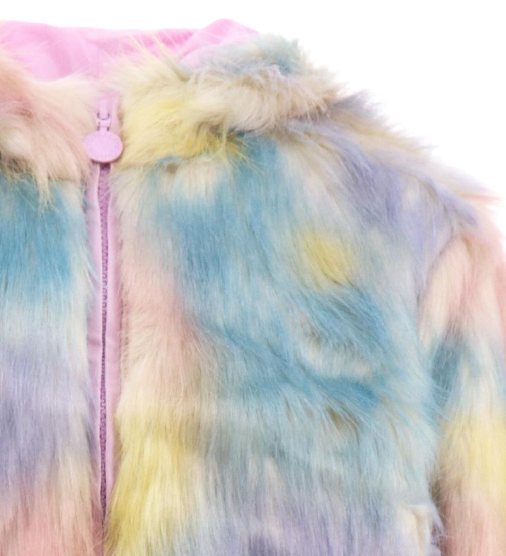 Stella McCartney Kids Jacket - Faux Fur - Multicolour