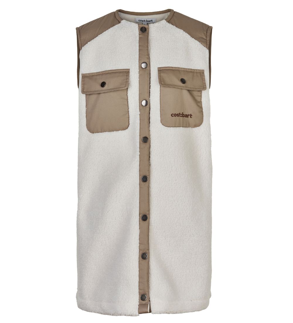 Cost:Bart Fleece Vest - CbSia - White Swan